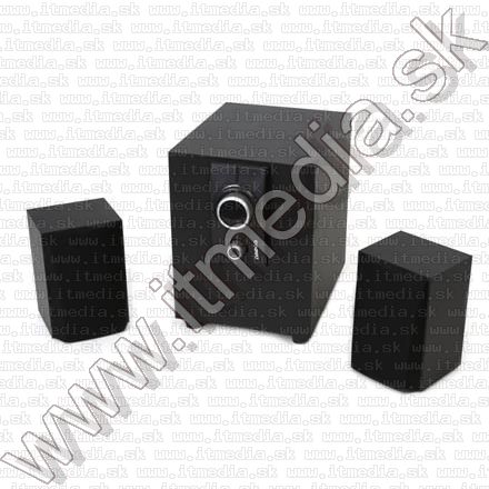 Image of Omega aktív 2.1 hangfalszett (25W, Fa) Fekete (42291) (IT11079)